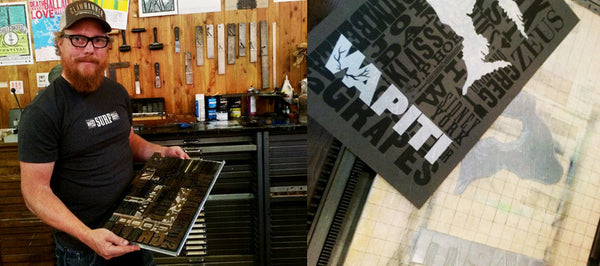 Percolator Letterpress Co.  meets Clawhammer Letterpress in Canada